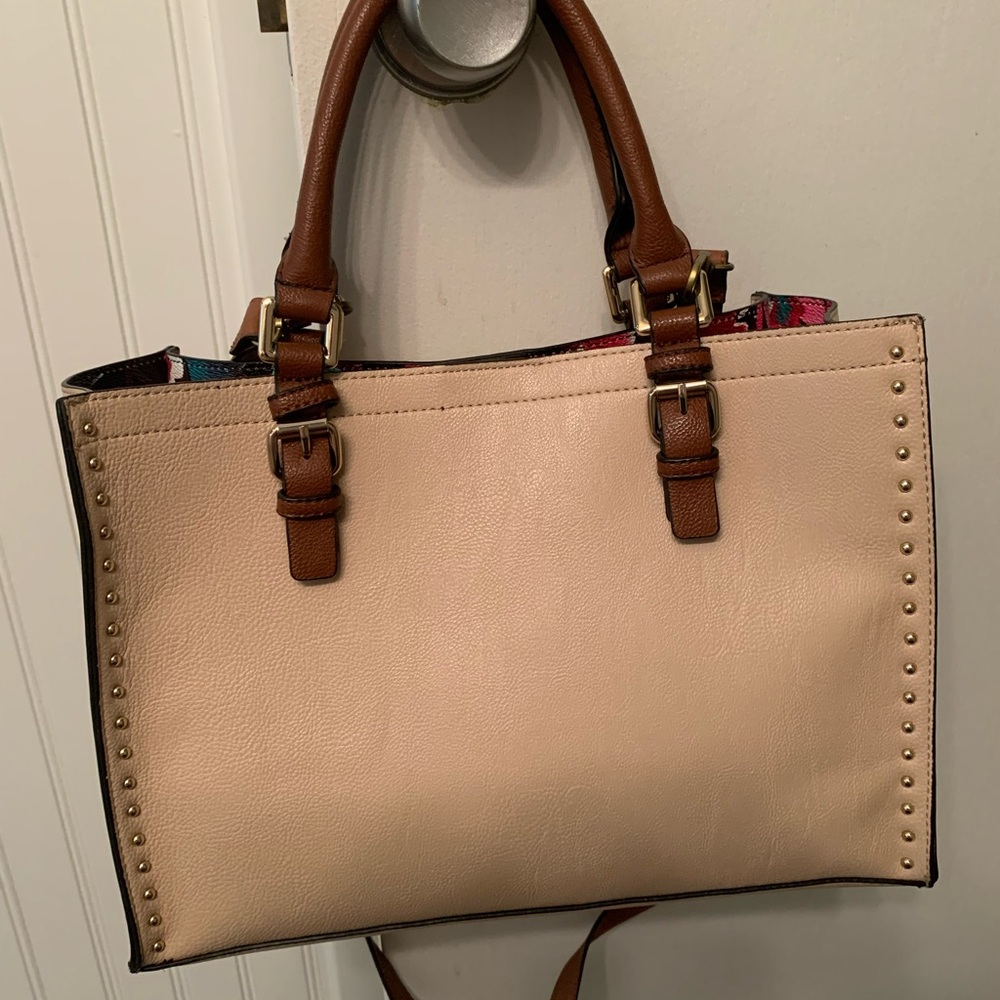 Calvin Klein Tan and Brown Satchel - Picture 2 of 8